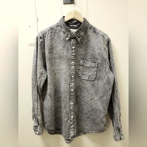 American eagle stone washed button down